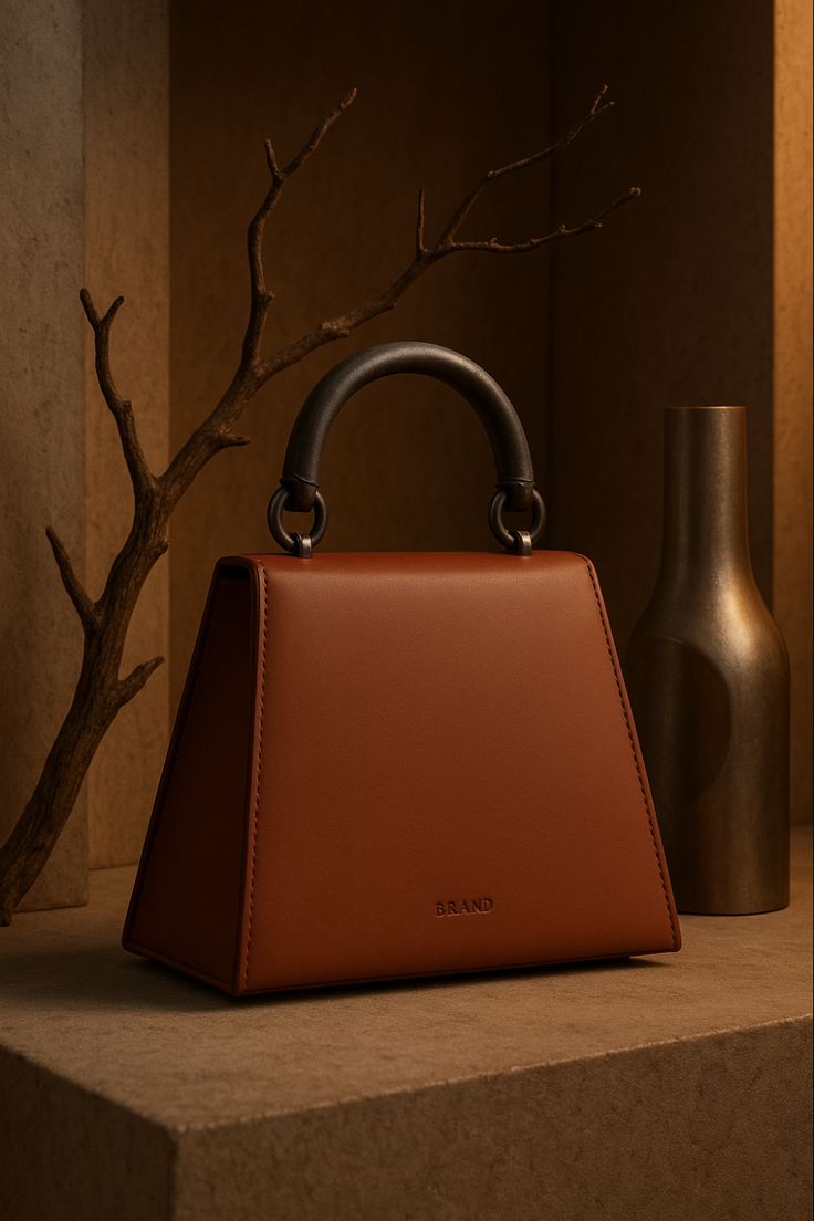 Architectural Autumn — Terracotta Mini Bag