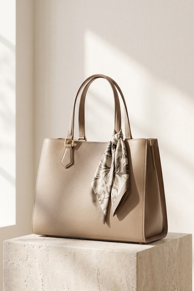 Elegant Beige Handbag — Quiet Luxury