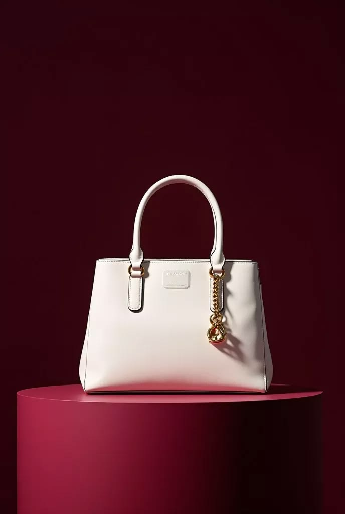 Pearl White Charm Handbag