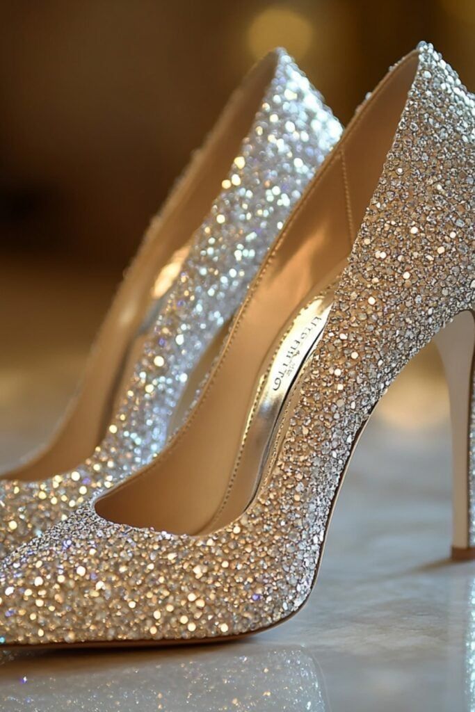 Shimmer Statement Heels